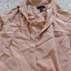 J.Crew silk blouse xxs blush